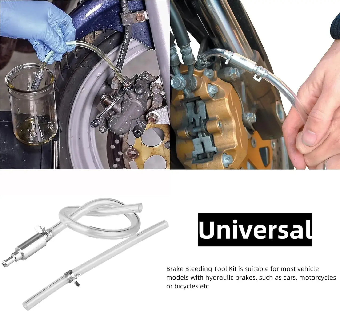 Brake Bleeder Hose – One-Way Valve for Mess-Free Bleeding