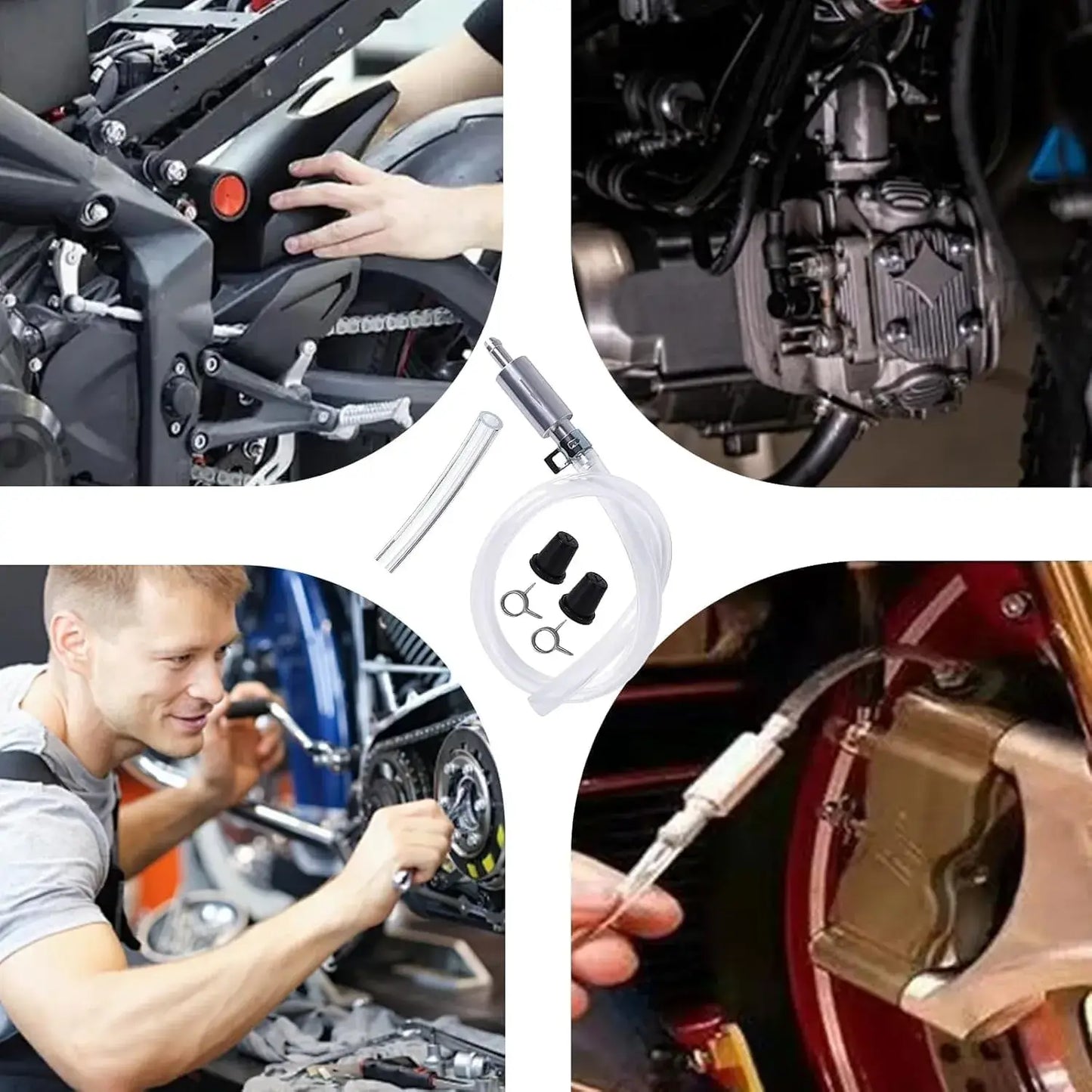 Brake Bleeder Hose – One-Way Valve for Mess-Free Bleeding