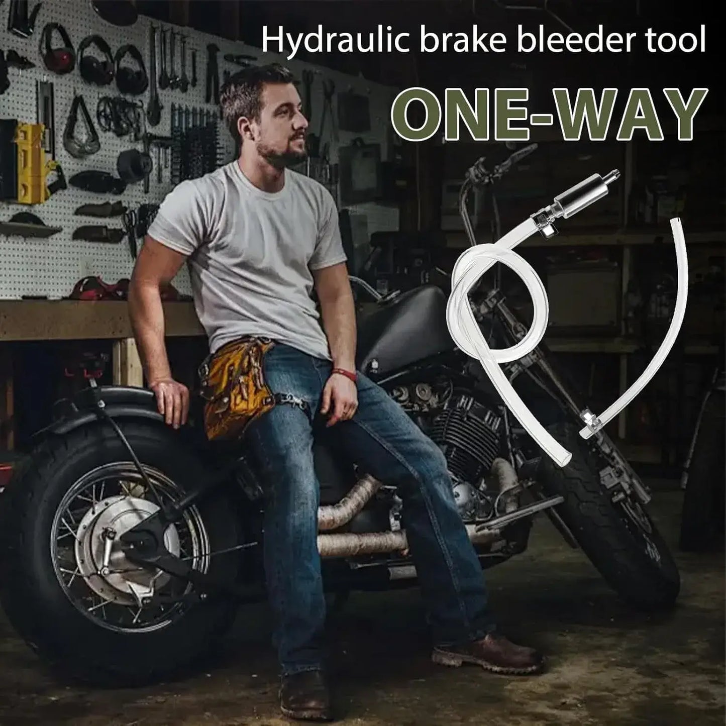 Brake Bleeder Hose – One-Way Valve for Mess-Free Bleeding