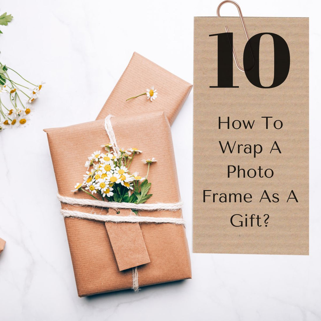 How To Wrap A Photo Frame As A Gift?
