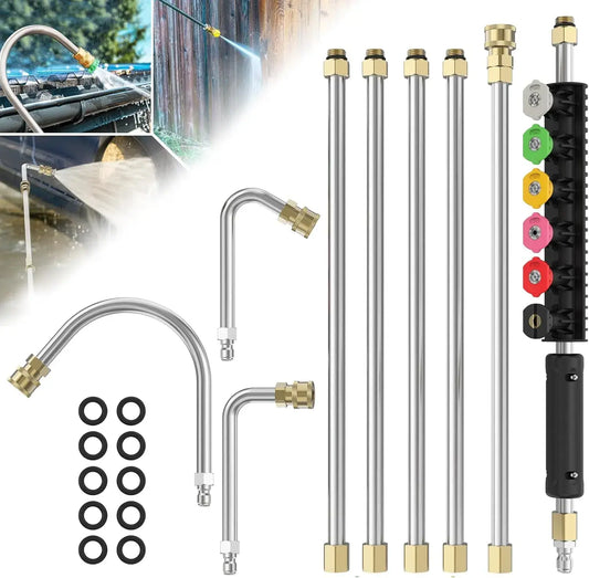 [Upgraded] Powerful Morale Pressure Washer Extension Wand Set