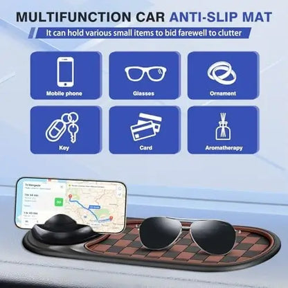 Multifunctional Car Anti-Slip Mat with Phone Holder