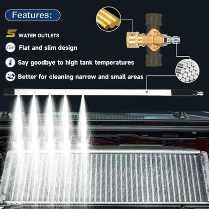 [Upgraded] Powerful Morale Radiator Cleaning Wand